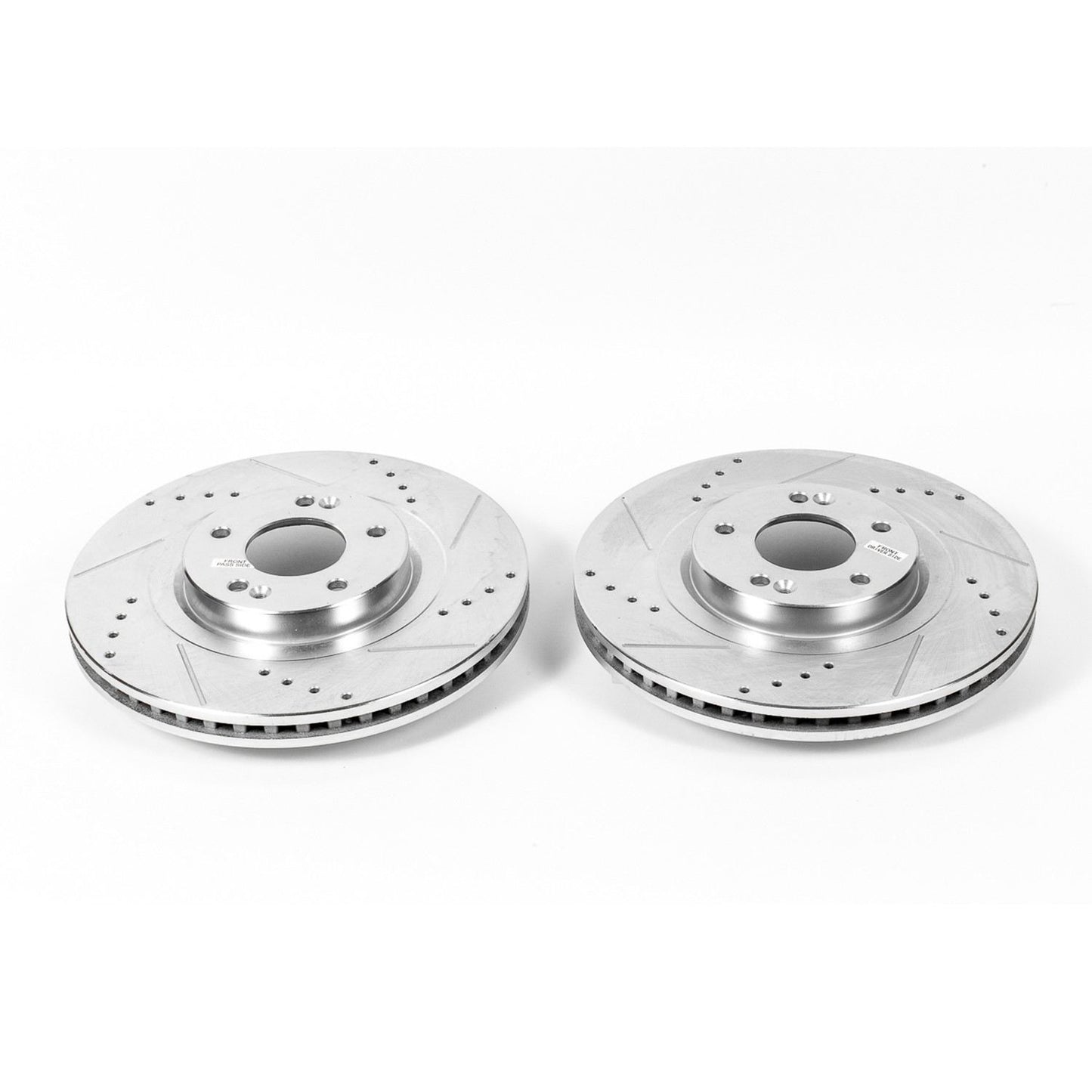 PowerStop Power Stop 13-18 Hyundai Santa Fe Front Evolution Drilled & Slotted Rotors - Pair JBR1585XPR
