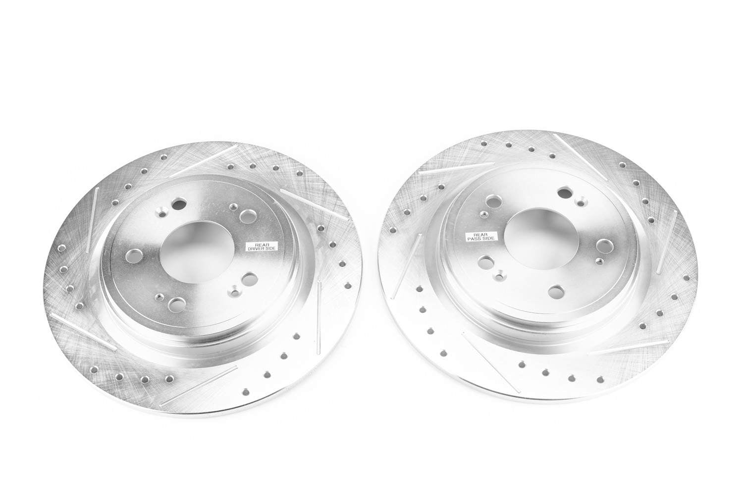 PowerStop Power Stop 14-19 Acura RLX Rear Evolution Drilled & Slotted Rotors - Pair JBR1586XPR