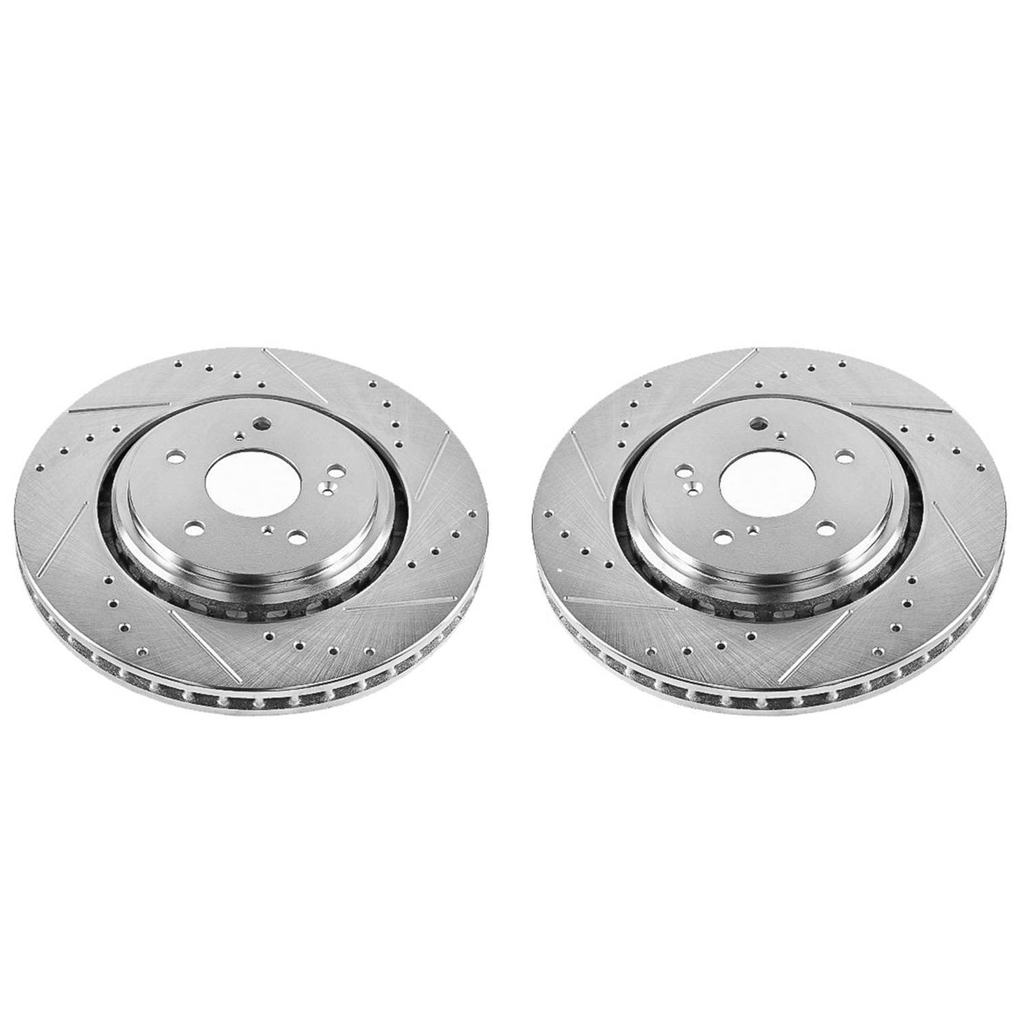 PowerStop Power Stop 14-16 Acura MDX Front Evolution Drilled & Slotted Rotors - Pair JBR1589XPR