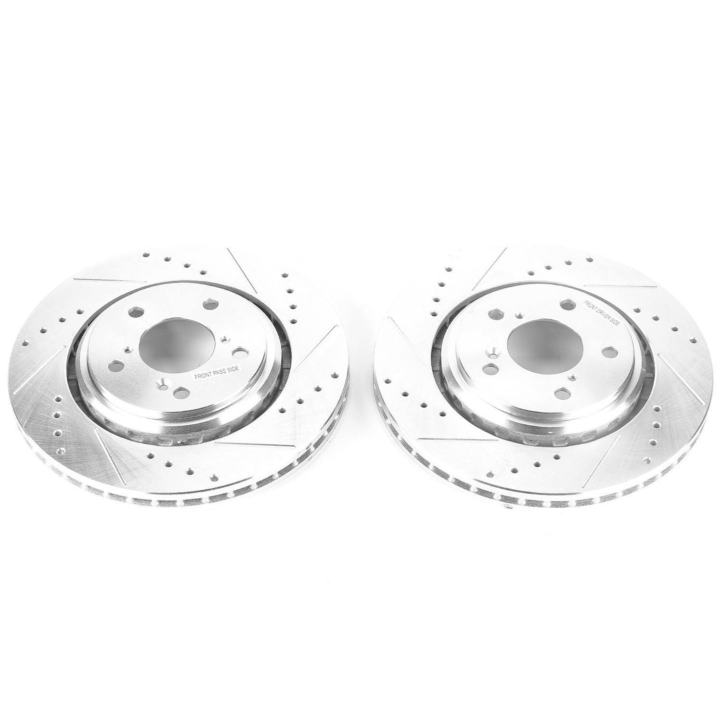 PowerStop Power Stop 17-19 Acura MDX Front Evolution Drilled & Slotted Rotors - Pair JBR1590XPR