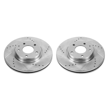 PowerStop Power Stop 14-18 Mazda 6 Front Evolution Drilled & Slotted Rotors - Pair JBR1596XPR