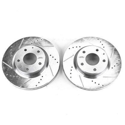 PowerStop Power Stop 14-18 Mazda 3 Front Evolution Drilled & Slotted Rotors - Pair JBR1598XPR