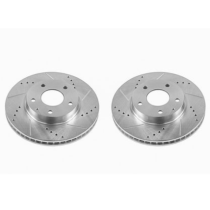 PowerStop Power Stop 14-16 Mazda 3 Front Evolution Drilled & Slotted Rotors - Pair JBR1599XPR