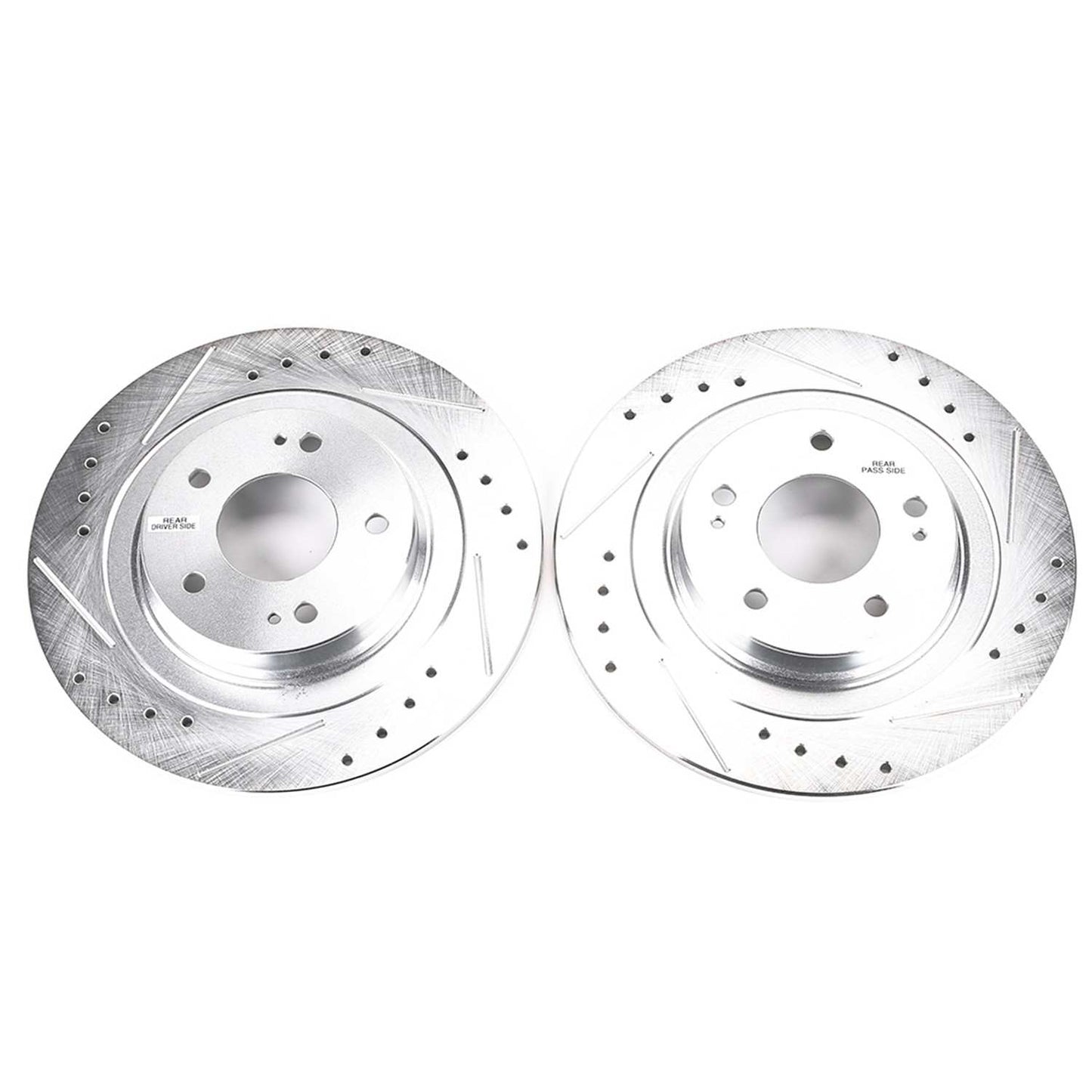 PowerStop Power Stop 2018 Mitsubishi Eclipse Cross Rear Evolution Drilled & Slotted Rotors - Pair JBR1700XPR