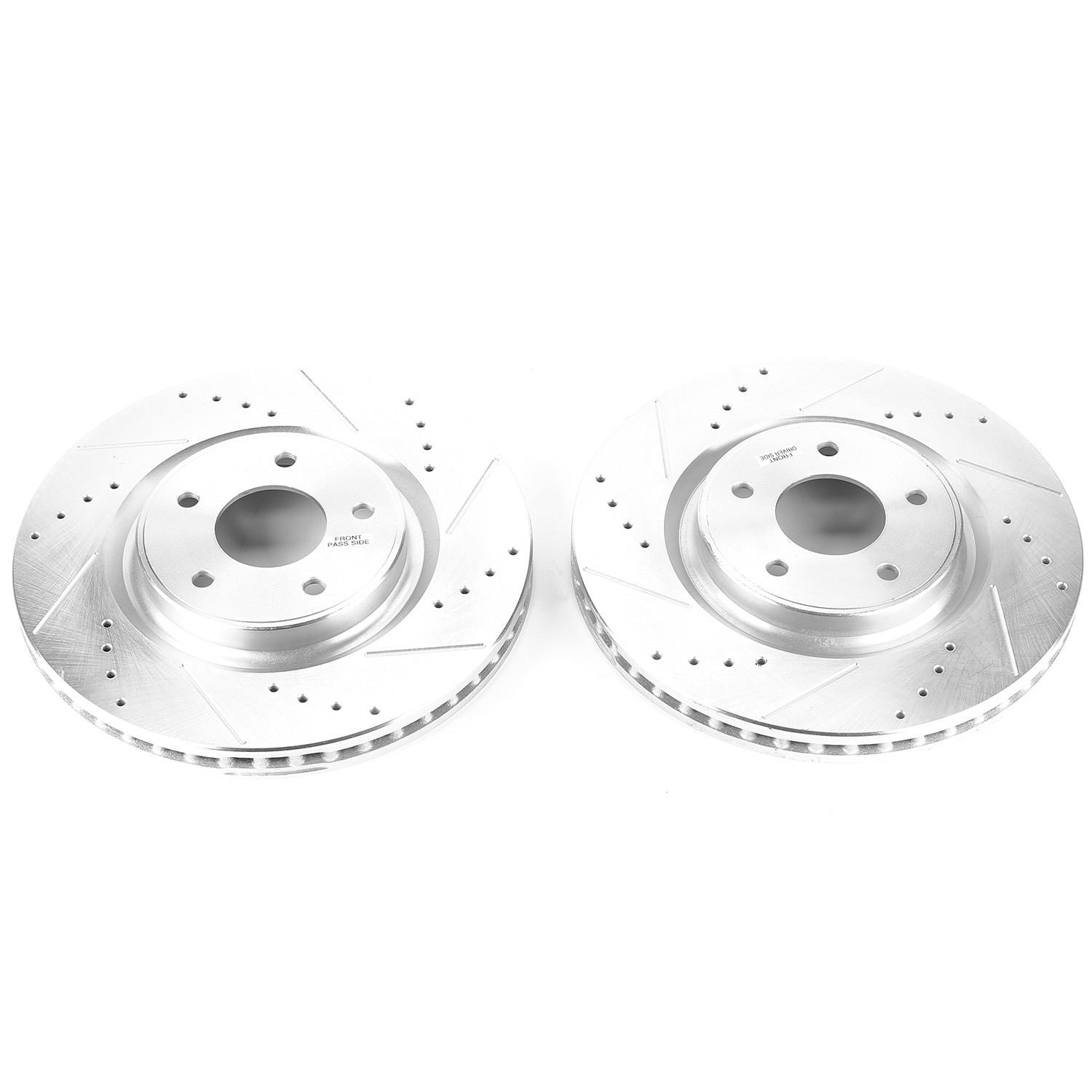 PowerStop Power Stop 14-19 Nissan Rogue Front Evolution Drilled & Slotted Rotors - Pair JBR1715XPR