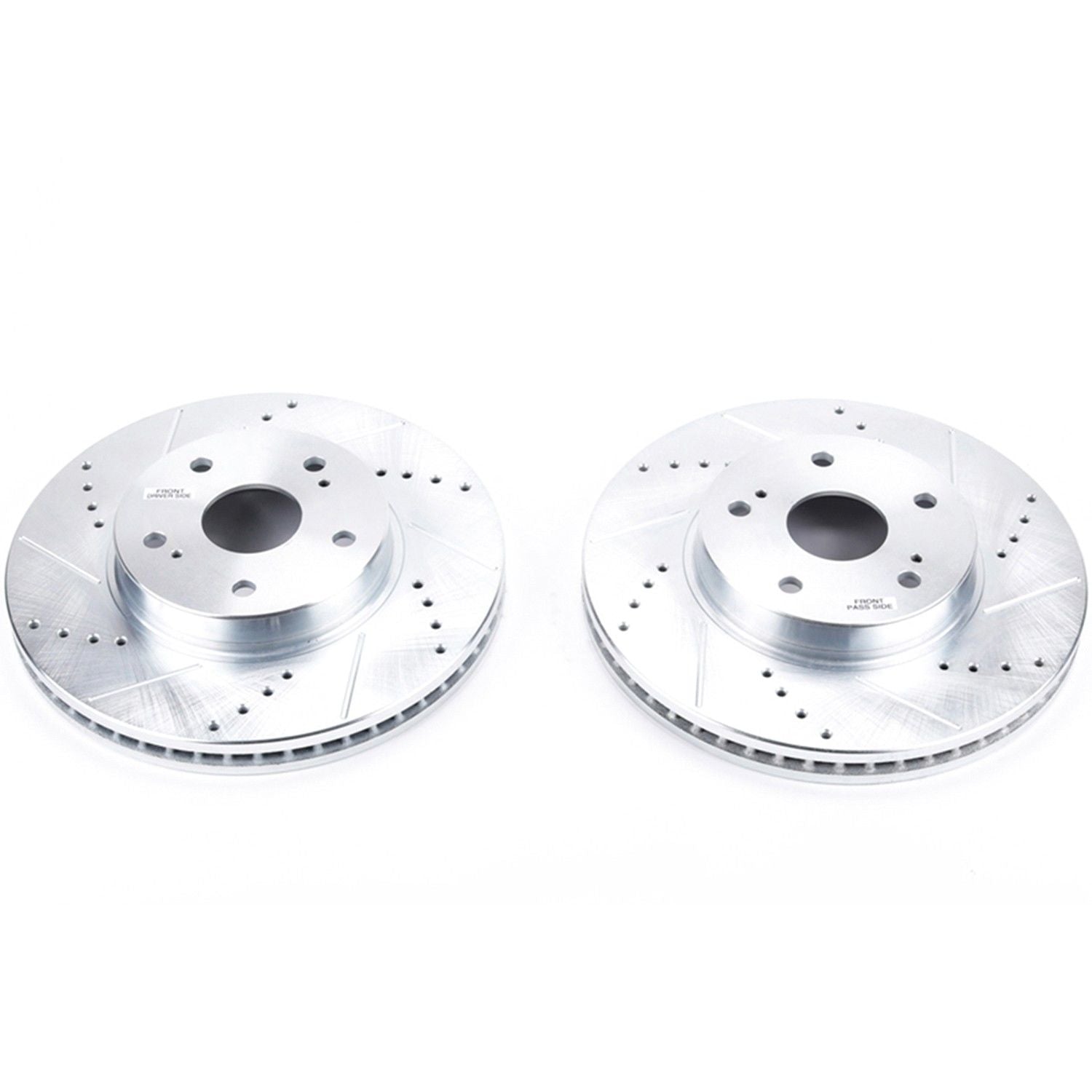 PowerStop Power Stop 15-18 Subaru Legacy Front Evolution Drilled & Slotted Rotors - Pair JBR1717XPR