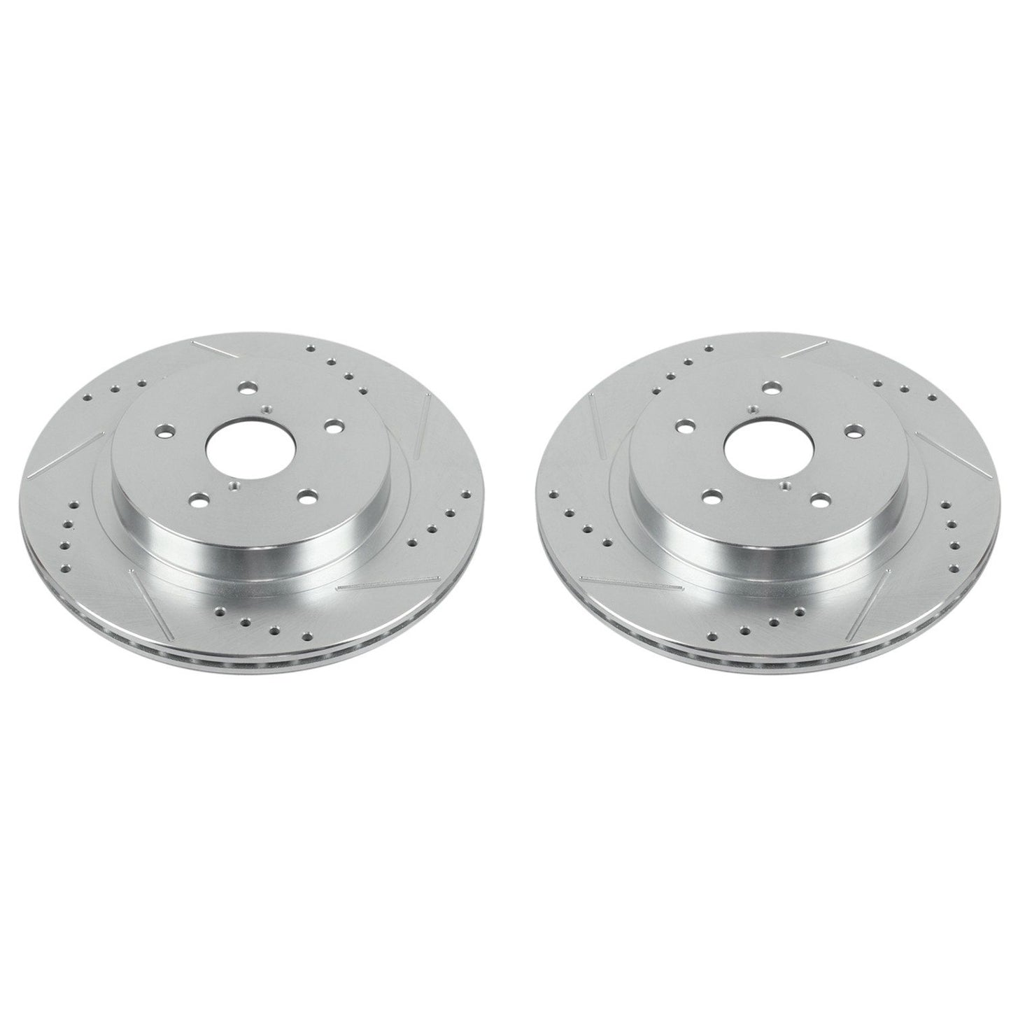 PowerStop Power Stop 15-18 Subaru Legacy Rear Evolution Drilled & Slotted Rotors - Pair JBR1718XPR