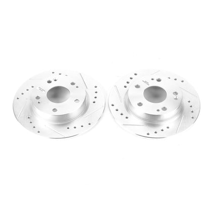 PowerStop Power Stop 16-19 Honda Civic Rear Evolution Drilled & Slotted Rotors - Pair JBR1728XPR