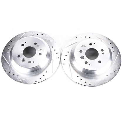 PowerStop Power Stop 16-19 Honda Pilot Rear Evolution Drilled & Slotted Rotors - Pair JBR1729XPR