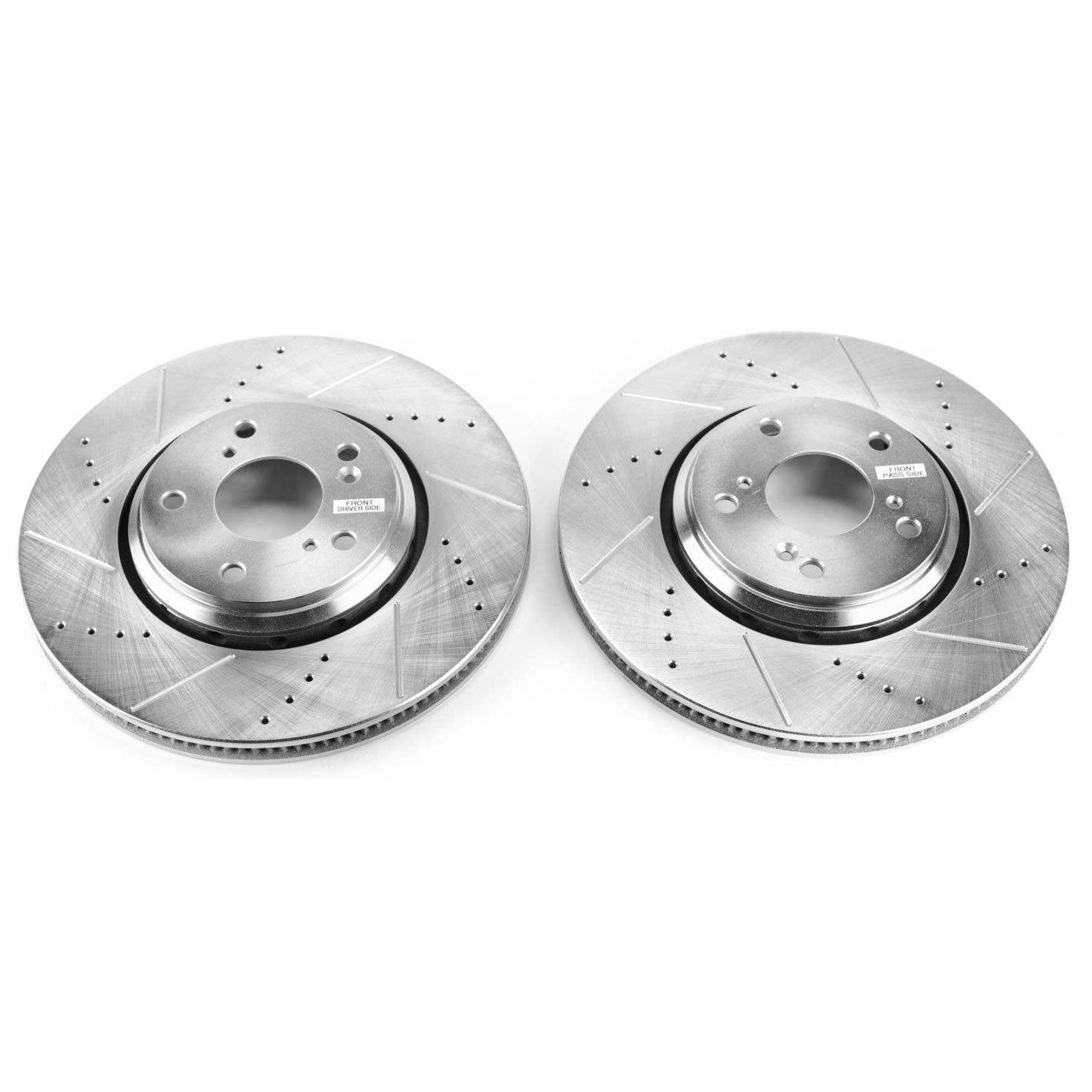 PowerStop Power Stop 17-18 Acura ILX Front Evolution Drilled & Slotted Rotors - Pair JBR1730XPR
