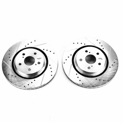 PowerStop Power Stop 16-19 Lexus RX350 Front Evolution Drilled & Slotted Rotors - Pair JBR1736XPR