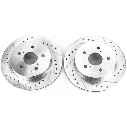 PowerStop Power Stop 2019 Lexus ES350 Rear Evolution Drilled & Slotted Rotors - Pair JBR1738XPR