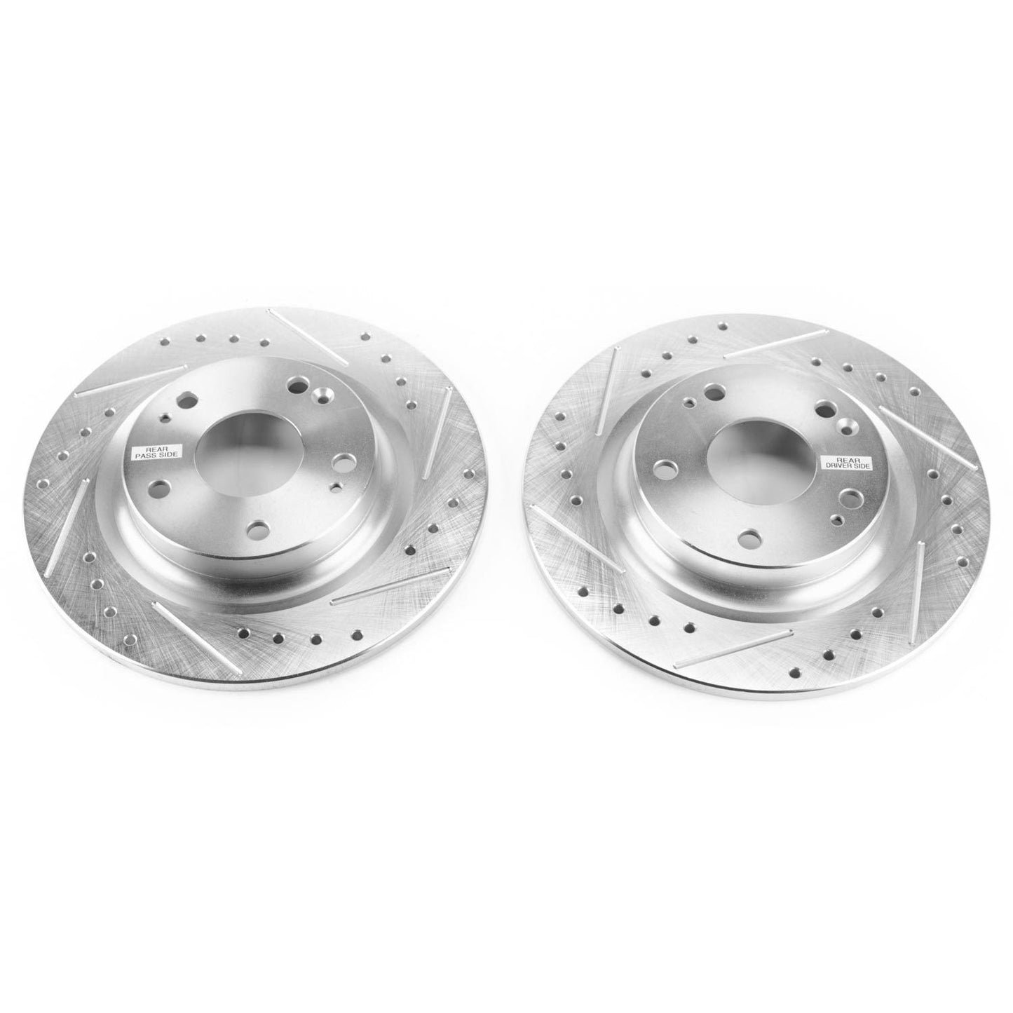 PowerStop Power Stop 17-18 Honda Civic Si Rear Evolution Drilled & Slotted Rotors - Pair JBR1747XPR