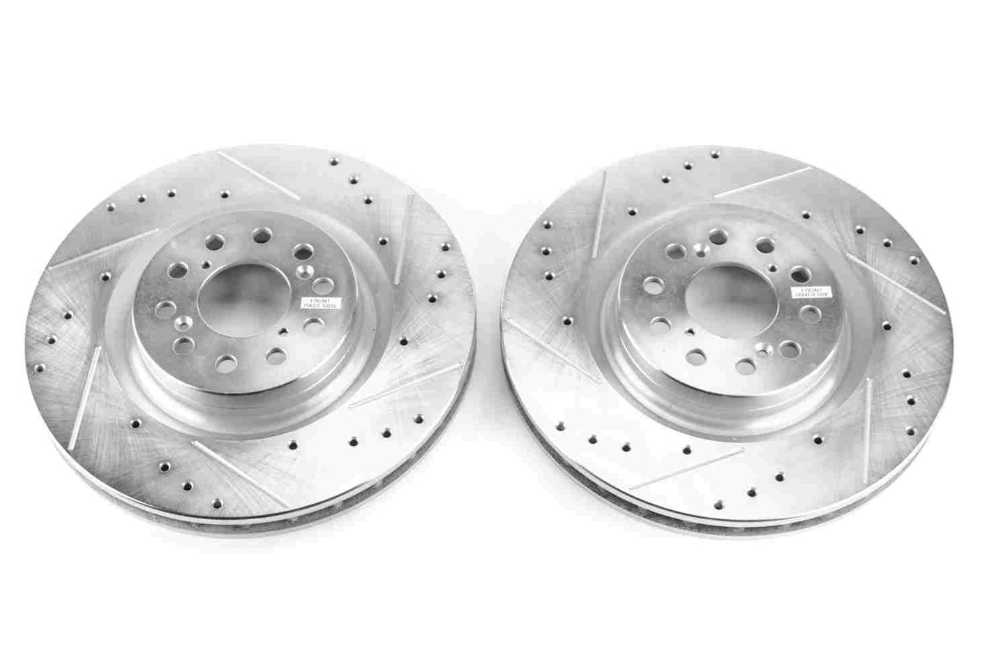 PowerStop Power Stop 17-18 Honda Civic Front Evolution Drilled & Slotted Rotors - Pair JBR1748XPR