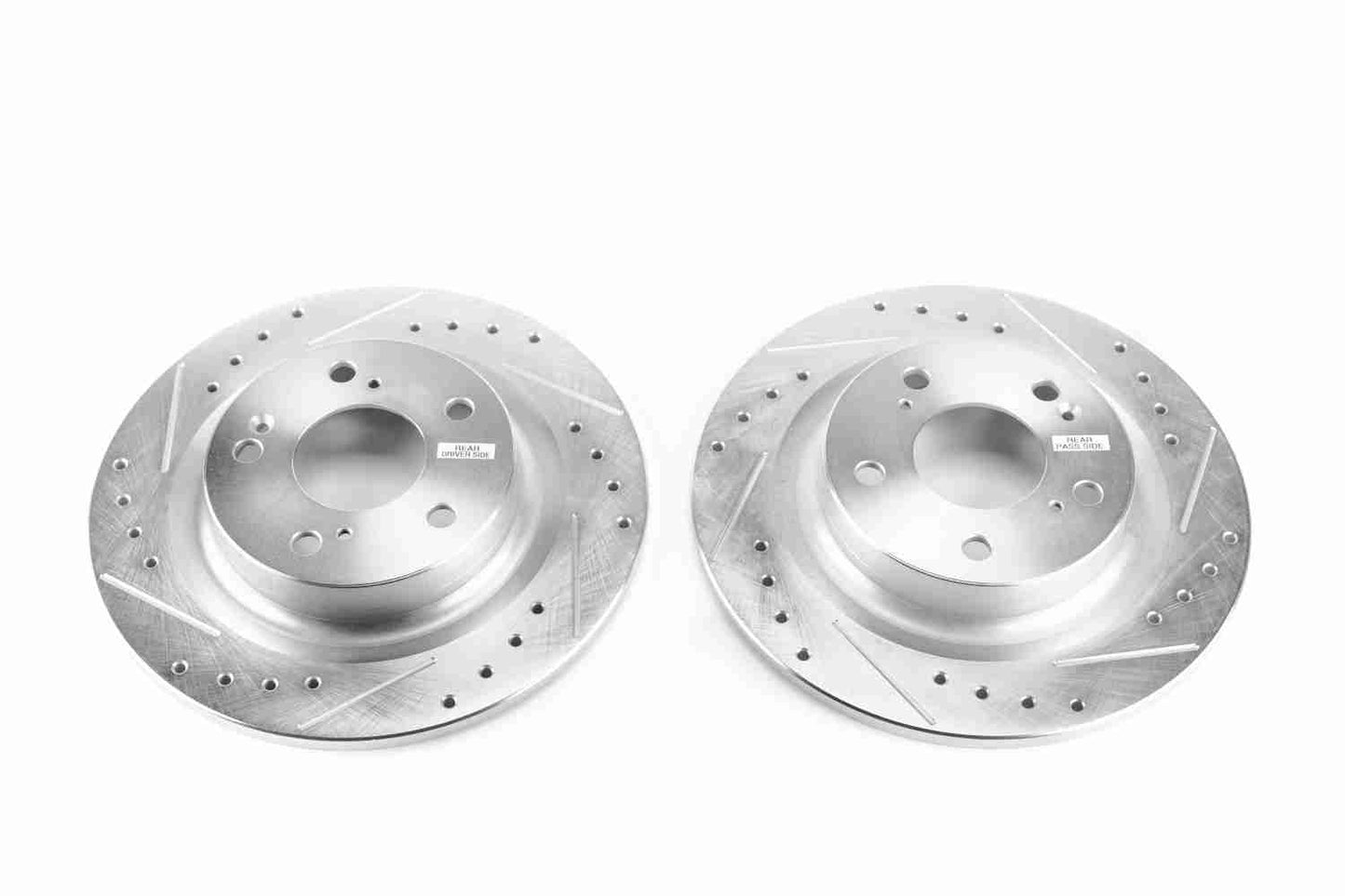 PowerStop Power Stop 17-18 Honda Civic Rear Evolution Drilled & Slotted Rotors - Pair JBR1749XPR