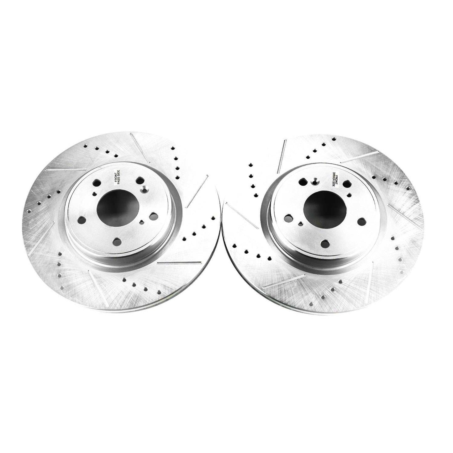 PowerStop Power Stop 2018 Honda Accord Front Evolution Drilled & Slotted Rotors - Pair JBR1750XPR