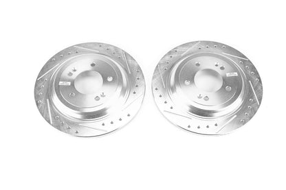 PowerStop Power Stop 18-19 Kia Sportage Front Evolution Drilled & Slotted Rotors - Pair JBR1751XPR