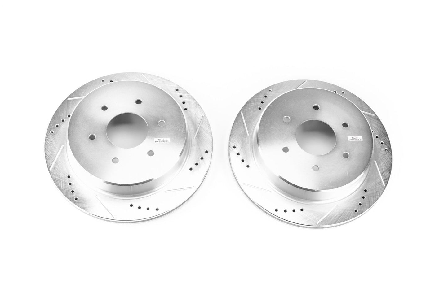 PowerStop Power Stop 17-18 Nissan Titan Rear Evolution Drilled & Slotted Rotors - Pair JBR1753XPR