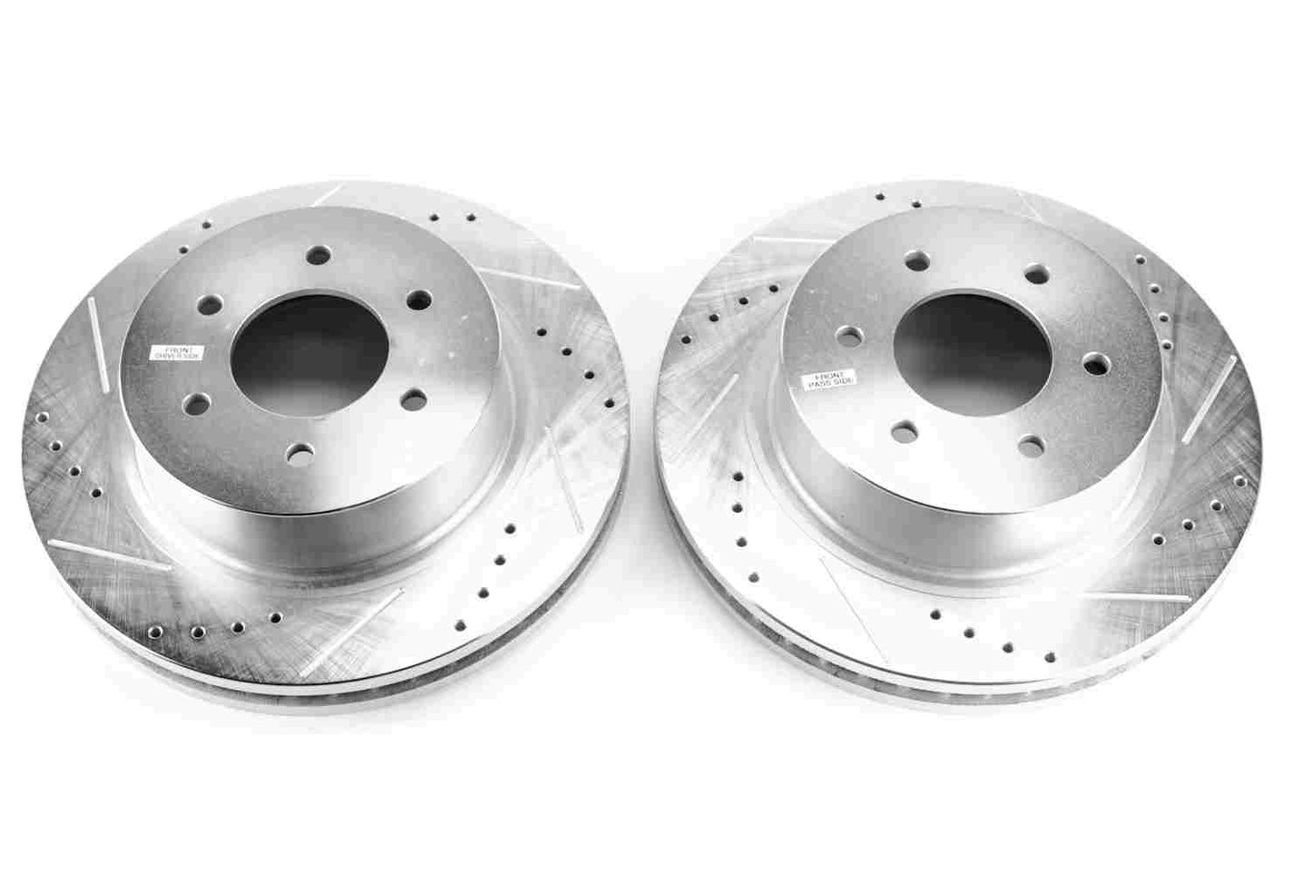 PowerStop Power Stop 16-18 Nissan Titan XD Front Evolution Drilled & Slotted Rotors - Pair JBR1754XPR