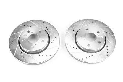 PowerStop Power Stop 18-19 Toyota C-HR Front Evolution Drilled & Slotted Rotors - Pair JBR1757XPR
