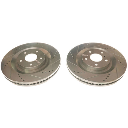 Power Stop 19-20 Infiniti QX50 Front Evolution Drilled & Slotted Rotors - Pair JBR1774XPR