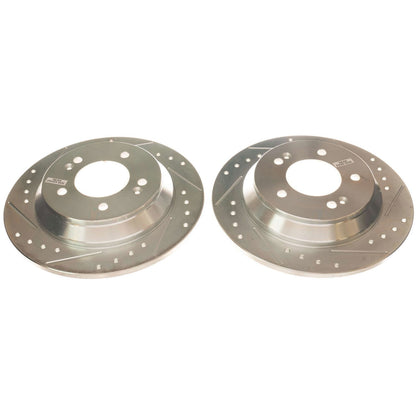 Power Stop 18-20 Hyundai Kona Rear Evolution Drilled & Slotted Rotors - Pair JBR1776XPR