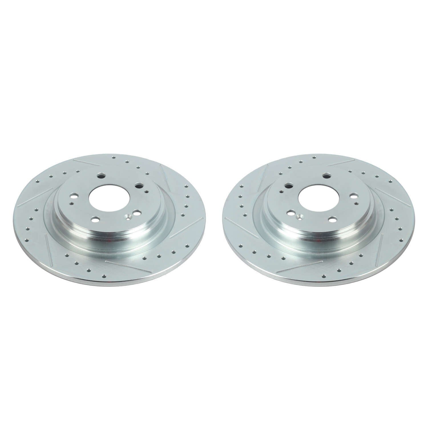 Power Stop 17-20 Acura MDX Rear Evolution Drilled & Slotted Rotors - Pair JBR1781XPR