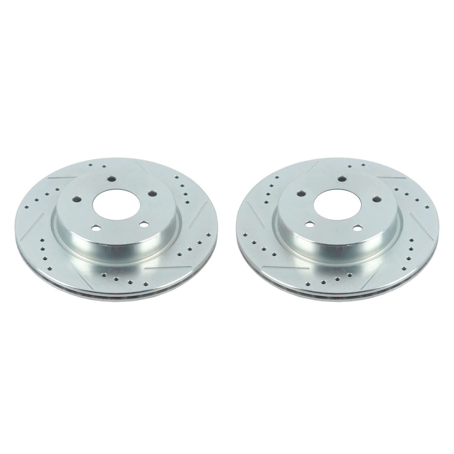 Power Stop 18-19 Nissan Leaf Rear Evolution Drilled & Slotted Rotors - Pair JBR1783XPR