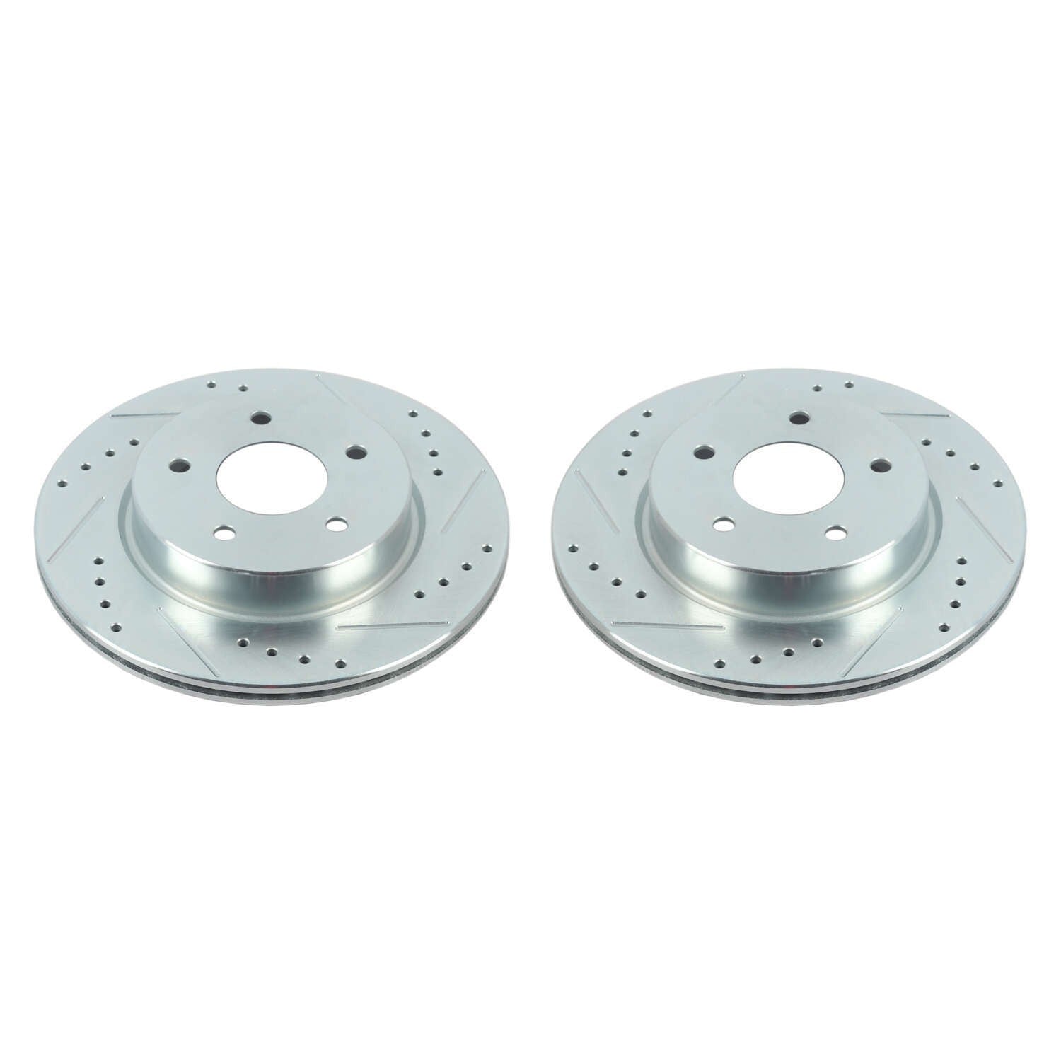 Power Stop 18-19 Nissan Leaf Rear Evolution Drilled & Slotted Rotors - Pair JBR1783XPR
