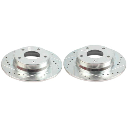 PowerStop Power Stop 20-25 Nissan Sentra Rear Drilled & Slotted Rotor - Pair JBR1912XPR