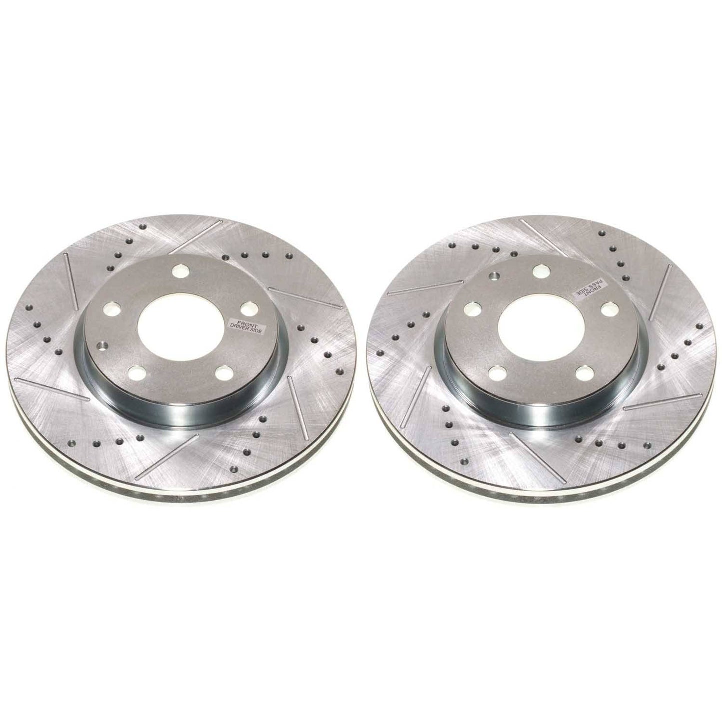 PowerStop Power Stop 19-23 Mazda 3 Front Drilled & Slotted Rotor (Pair) JBR1915XPR