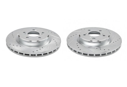 PowerStop Power Stop 21-23 Acura TLX Front Drilled & Slotted Rotor - Pair JBR1918XPR