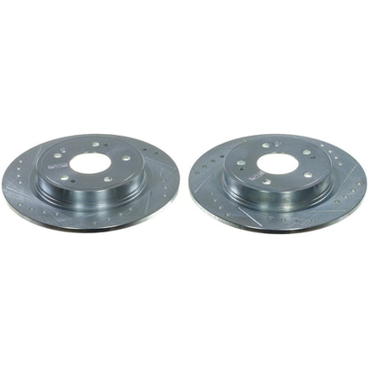 PowerStop Power Stop 23-24 Acura Integra Rear Drilled & Slotted Rotor (Pair) JBR1925XPR