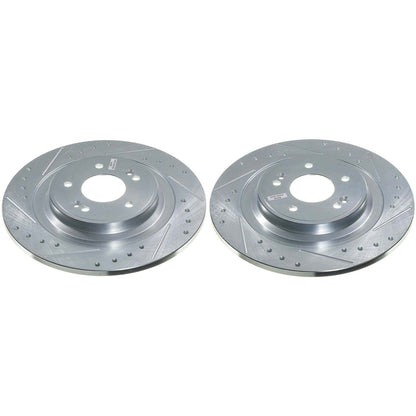 PowerStop Power Stop 22-23 Kia Carnival Rear Drilled & Slotted Rotor (Pair) JBR1932XPR