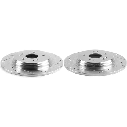 PowerStop Power Stop 19-24 Acura RDX Rear Drilled & Slotted Rotor - Pair JBR1939XPR