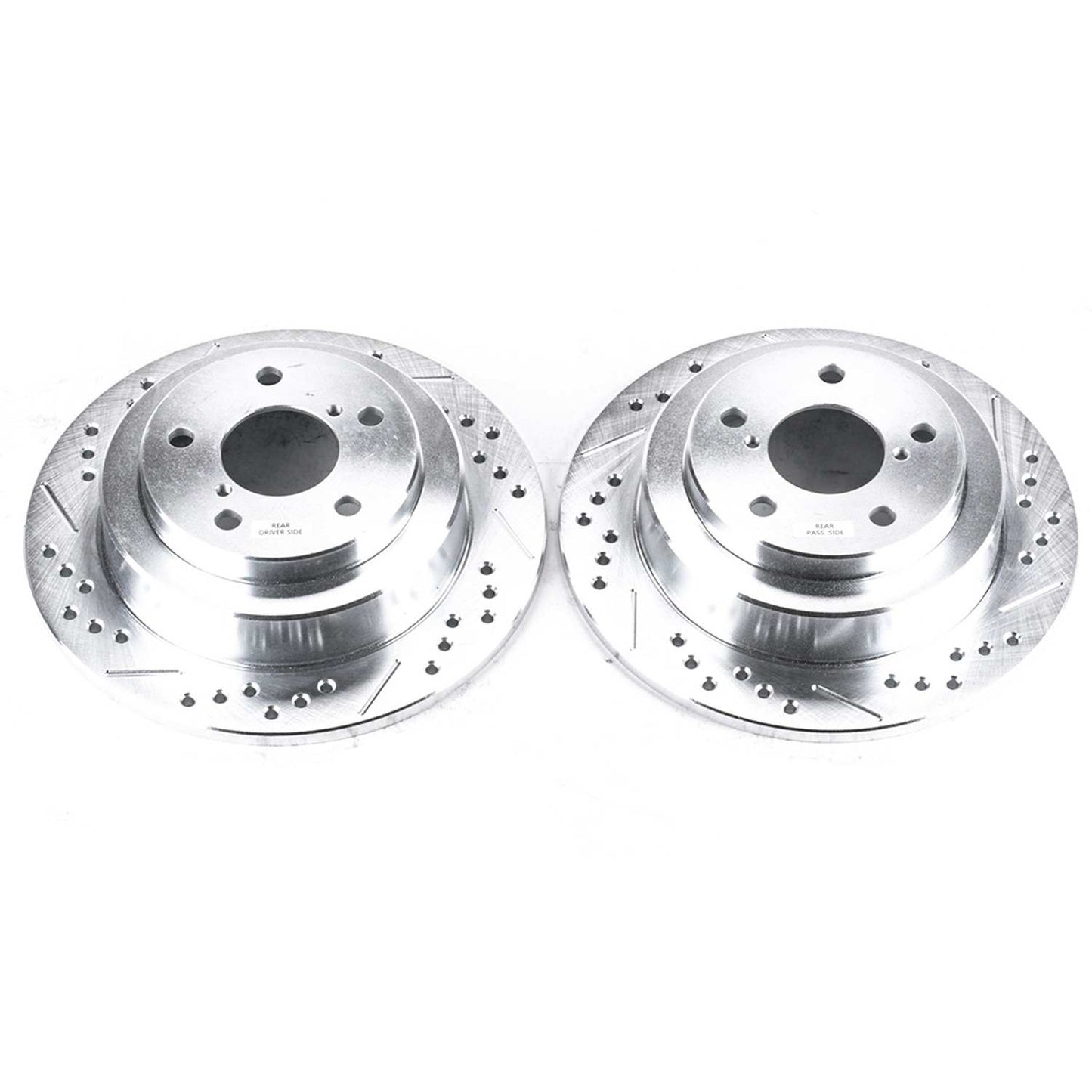 PowerStop Power Stop 05-06 Saab 9-2X Rear Evolution Drilled & Slotted Rotors - Pair JBR359XPR