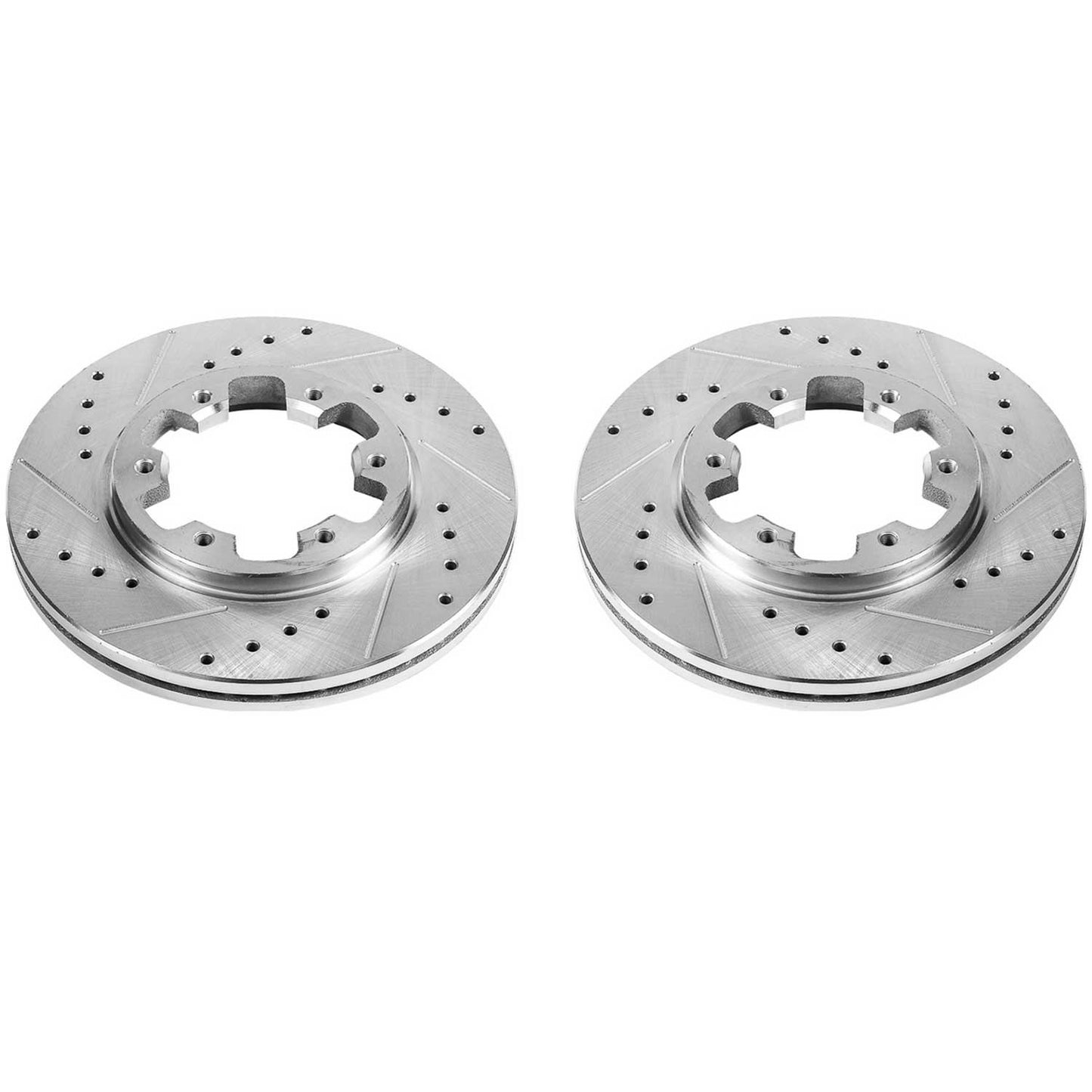 PowerStop Power Stop 85-86 Nissan 720 Front Evolution Drilled & Slotted Rotors - Pair JBR360XPR