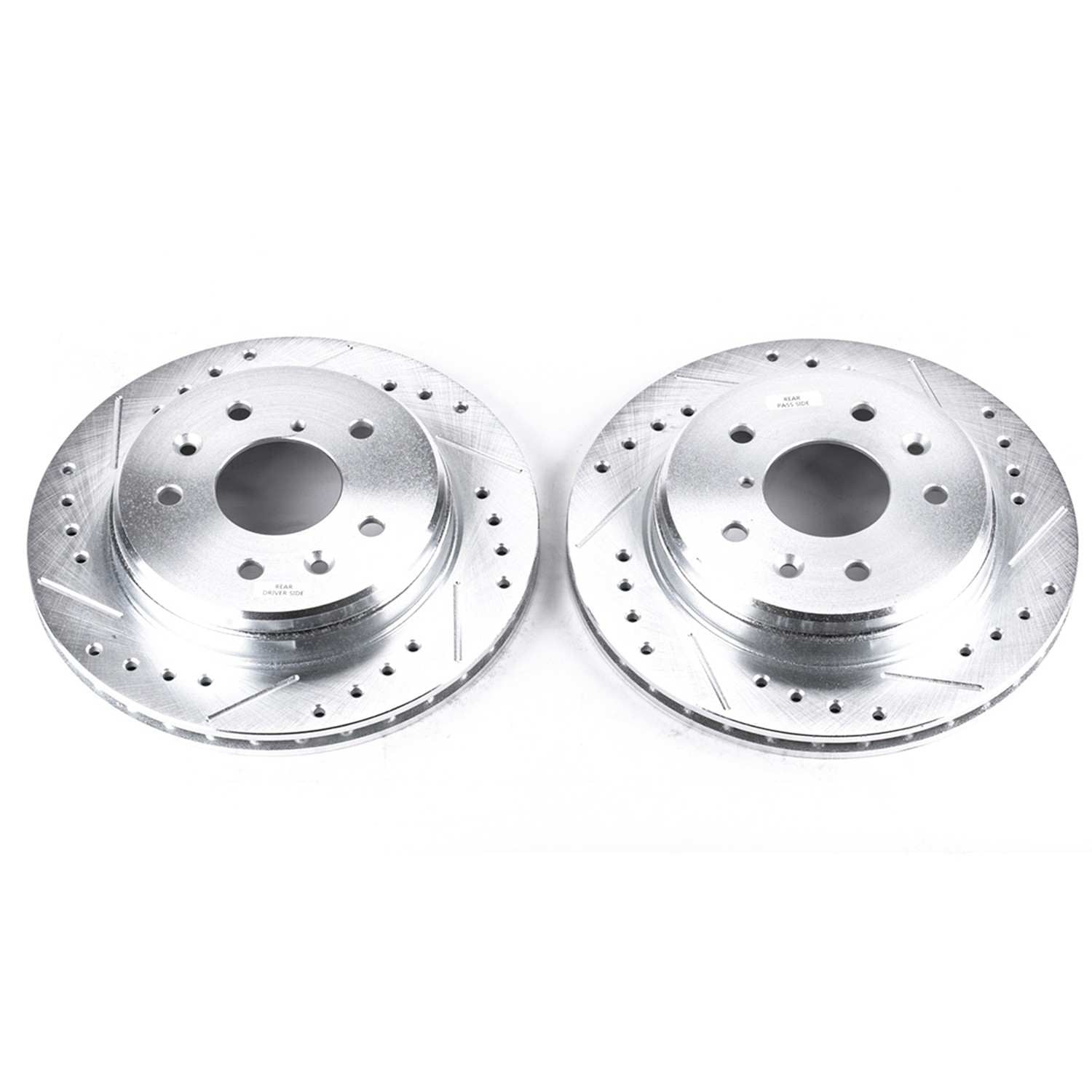 PowerStop Power Stop 86-91 Mazda RX-7 Rear Evolution Drilled & Slotted Rotors - Pair JBR383XPR