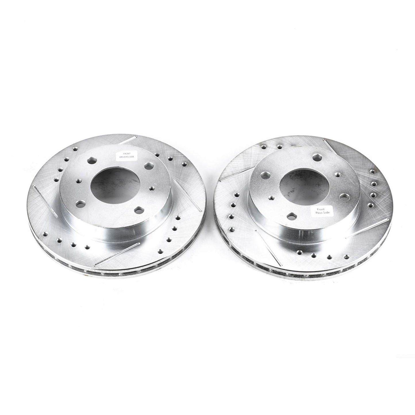 PowerStop Power Stop 89-96 Nissan 240SX Front Evolution Drilled & Slotted Rotors - Pair JBR502XPR