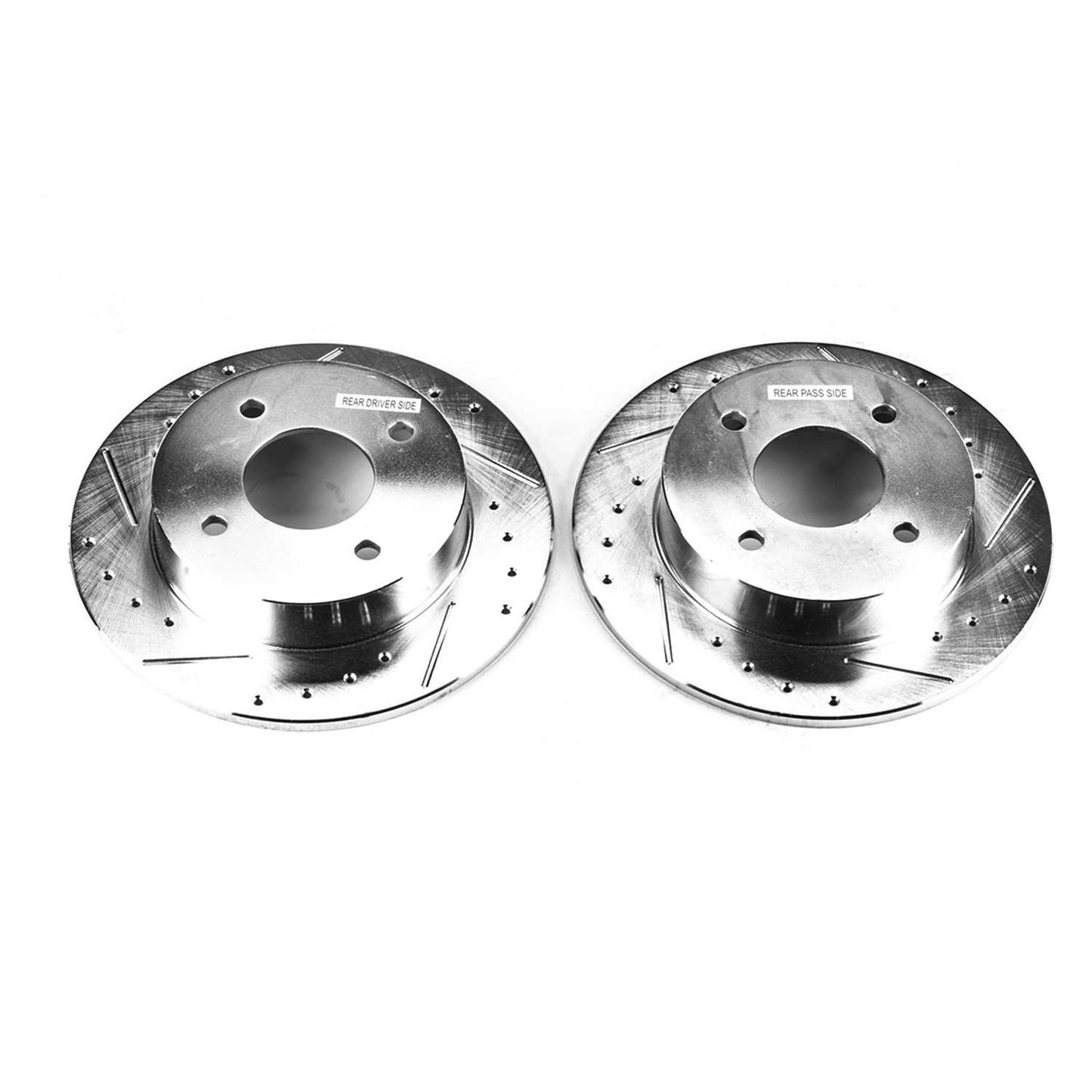 PowerStop Power Stop 89-98 Nissan 240SX Rear Evolution Drilled & Slotted Rotors - Pair JBR504XPR