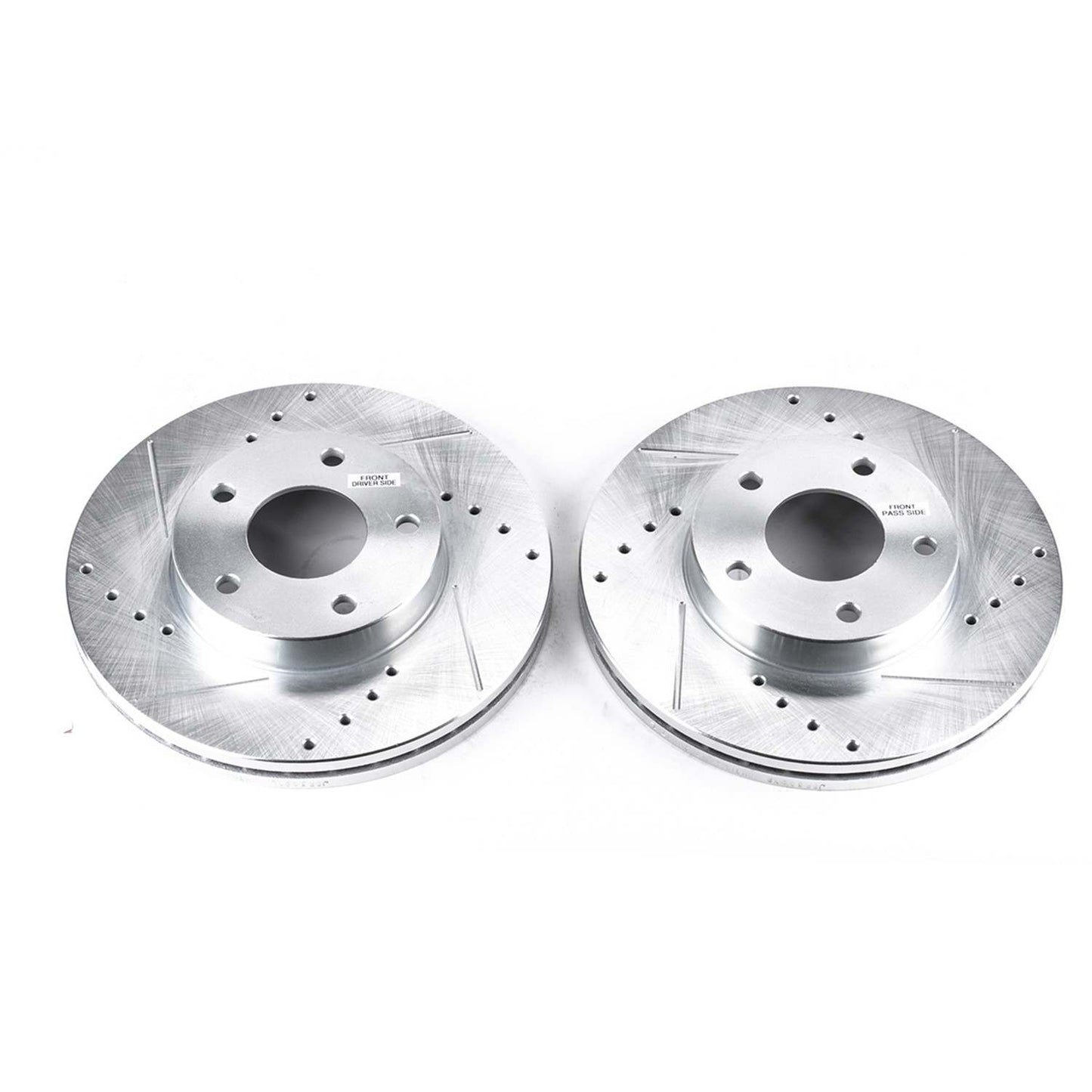 PowerStop Power Stop 89-90 Nissan 300ZX Front Evolution Drilled & Slotted Rotors - Pair JBR508XPR