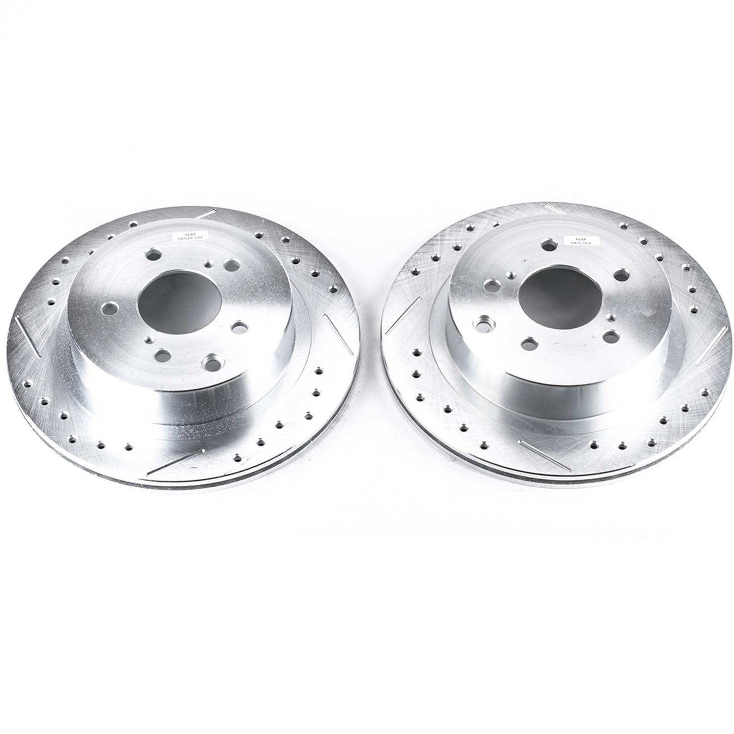 PowerStop Power Stop 89-96 Nissan 300ZX Rear Evolution Drilled & Slotted Rotors - Pair JBR509XPR