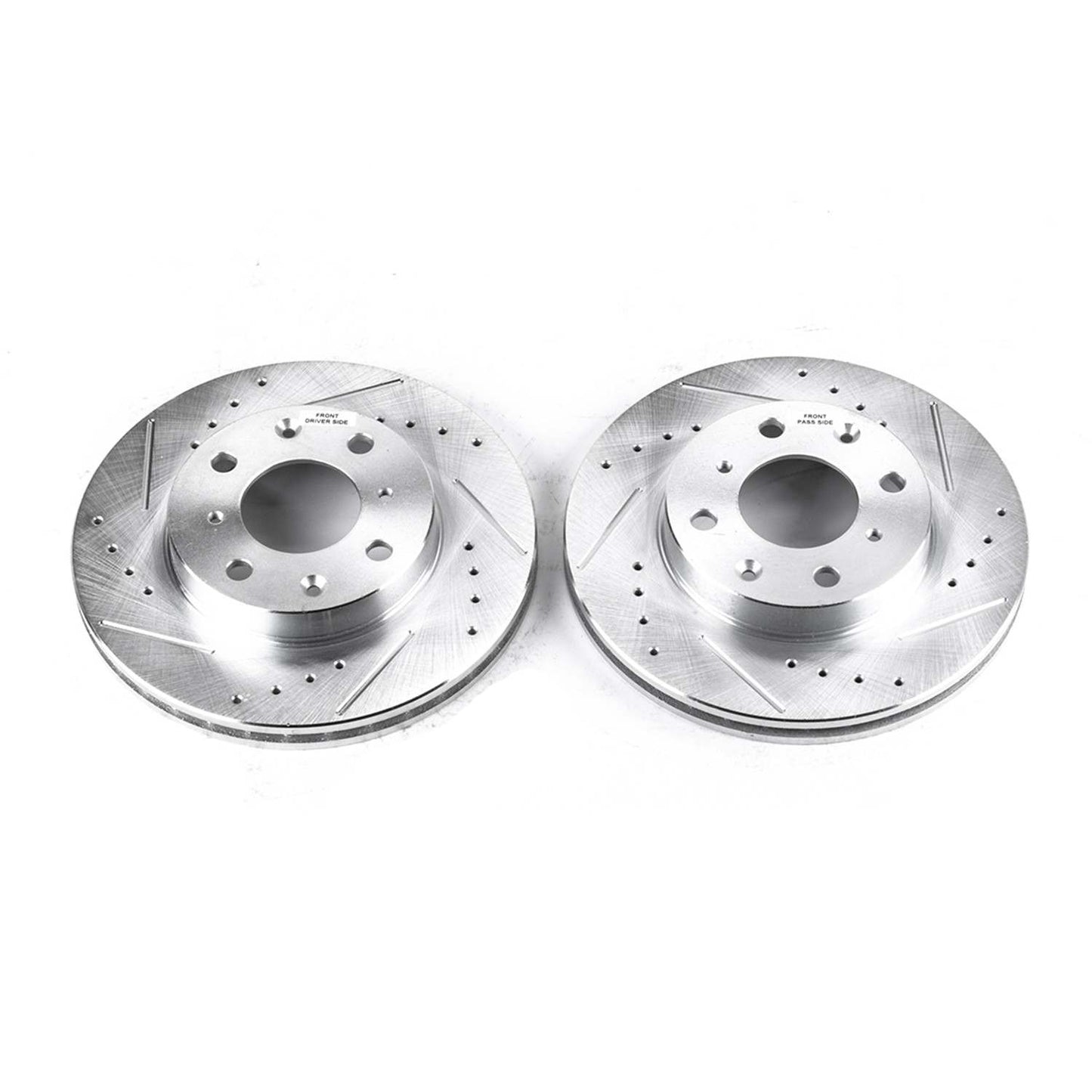 PowerStop Power Stop 90-00 Honda Civic Front Evolution Drilled & Slotted Rotors - Pair JBR525XPR