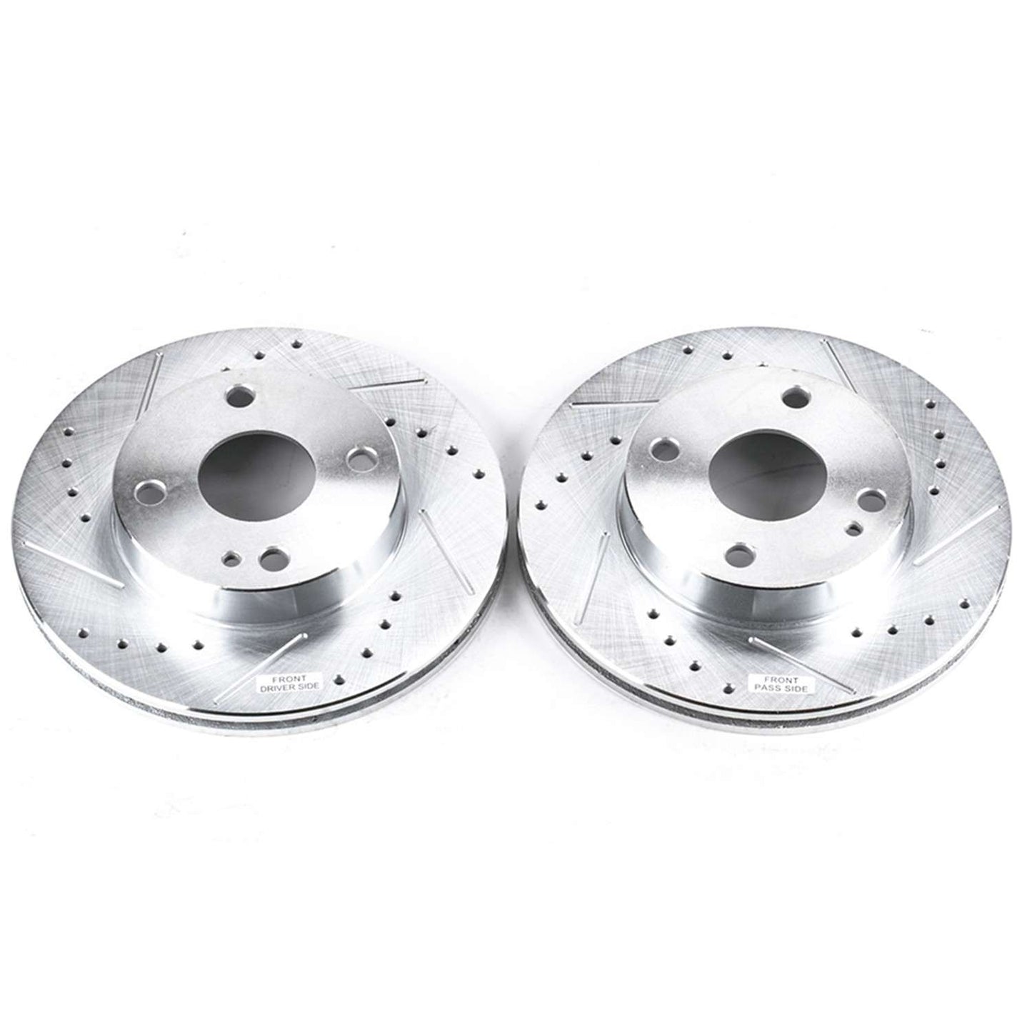 PowerStop Power Stop 90-93 Mazda Miata Front Evolution Drilled & Slotted Rotors - Pair JBR543XPR