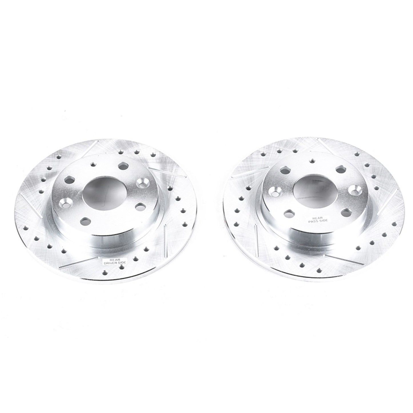 PowerStop Power Stop 90-93 Mazda Miata Rear Evolution Drilled & Slotted Rotors - Pair JBR544XPR