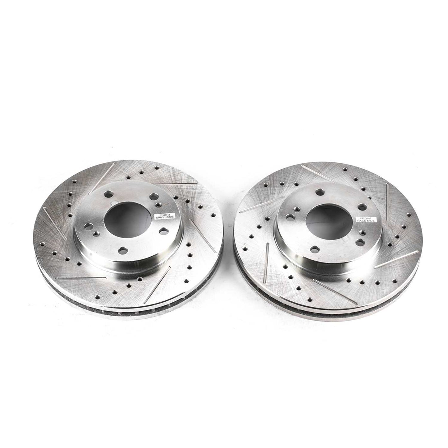 PowerStop Power Stop 89-96 Nissan 300ZX Front Evolution Drilled & Slotted Rotors - Pair JBR552XPR