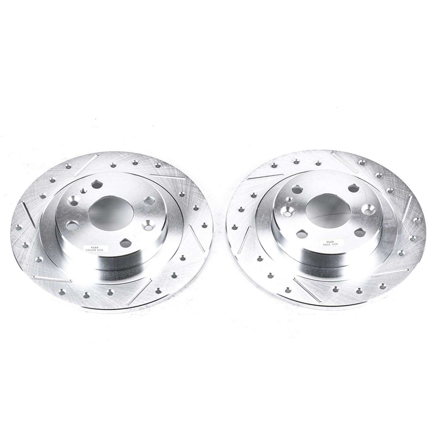 PowerStop Power Stop 91-03 Ford Escort Rear Evolution Drilled & Slotted Rotors - Pair JBR570XPR