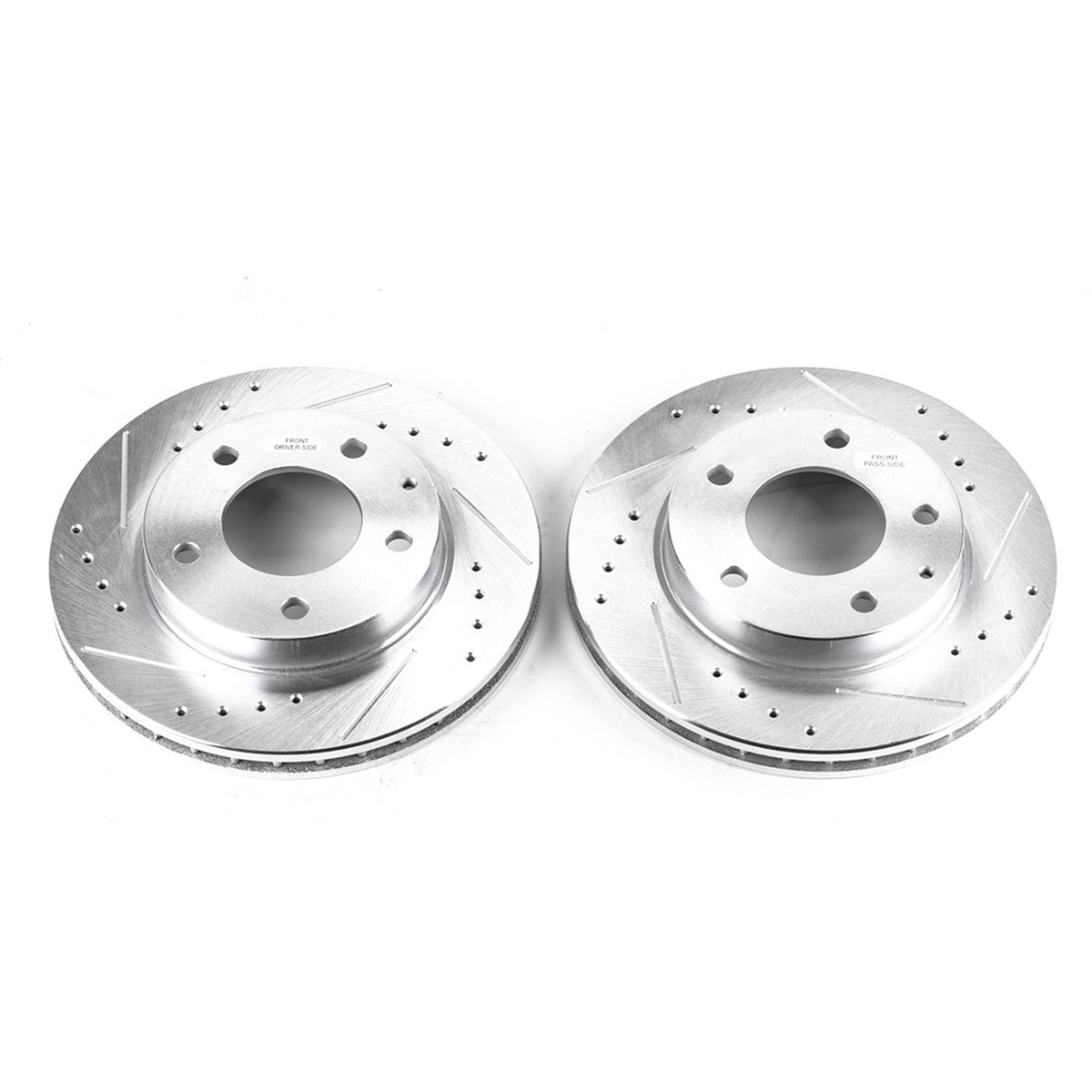 PowerStop Power Stop 93-97 Ford Probe Front Evolution Drilled & Slotted Rotors - Pair JBR577XPR