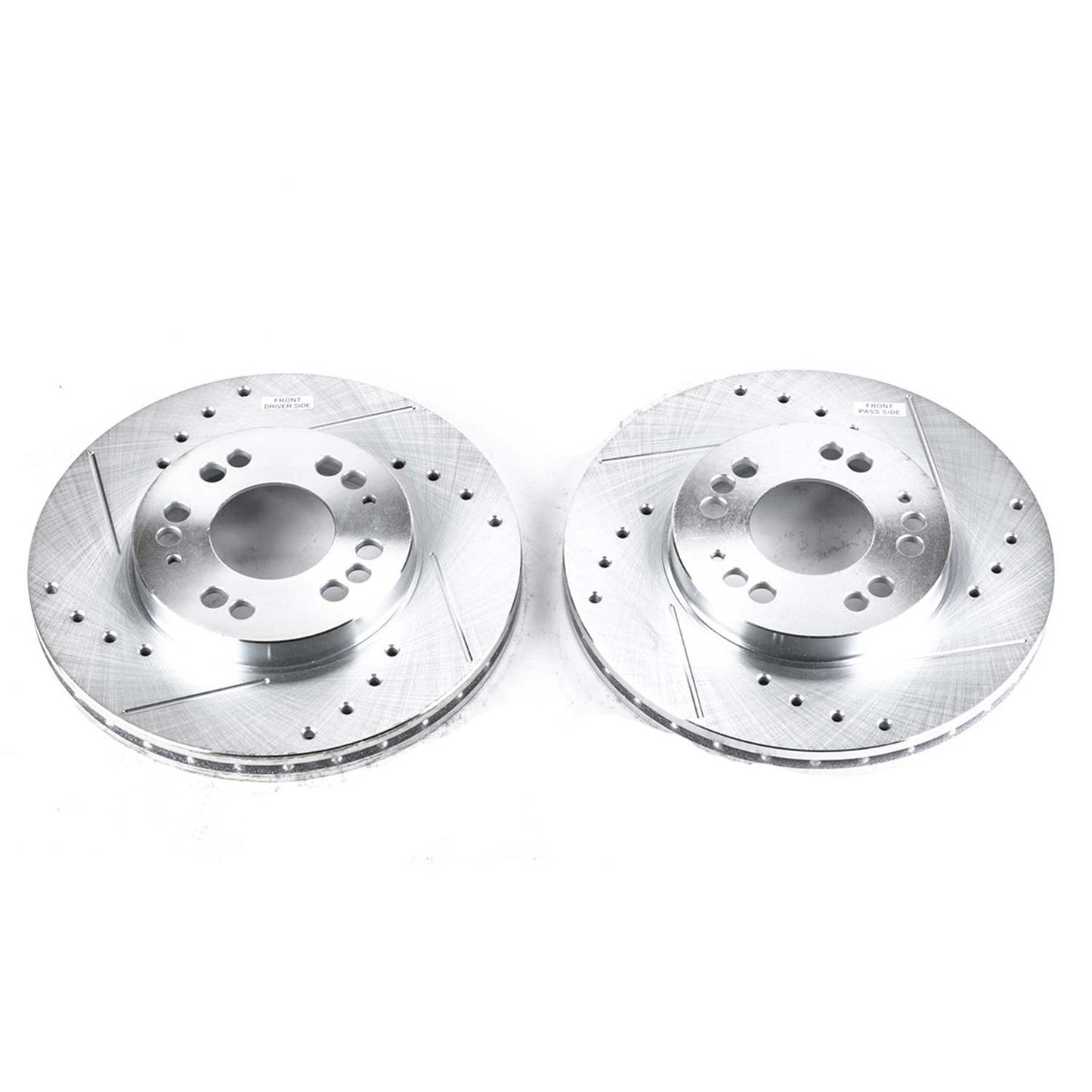 PowerStop Power Stop 91-96 Dodge Stealth Front Evolution Drilled & Slotted Rotors - Pair JBR583XPR