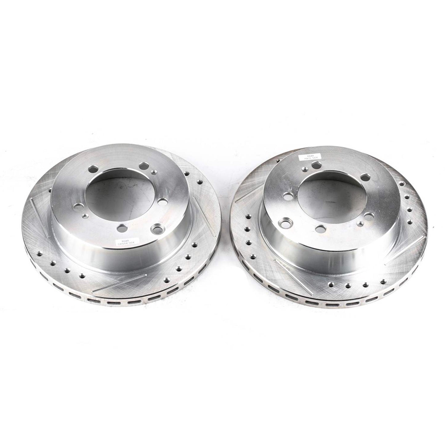 PowerStop Power Stop 91-96 Dodge Stealth Rear Evolution Drilled & Slotted Rotors - Pair JBR584XPR